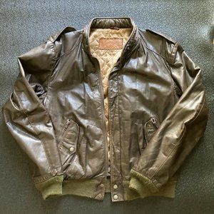 Rare Vintage 1:1 William Barry Leather Jacket Size: 40 Small 1960’s - 1970’s